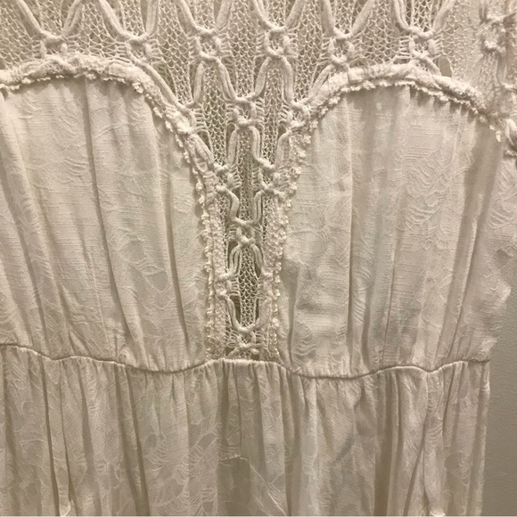 Free People Fiesta Dress XS white crochet lace - Picture 4 of 13